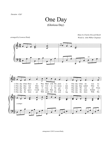 One Day (Glorious Day)