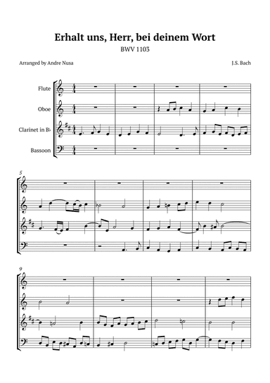 Erhalt uns, Herr, bei deinem Wort BWV 1103