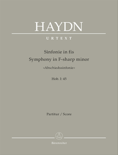 Symphony F-sharp minor Hob. I:45 "Farewell Symphony"