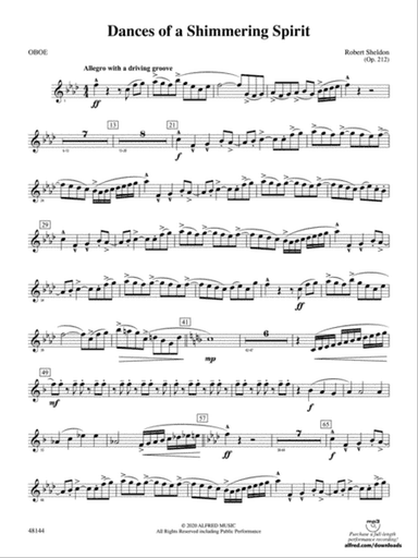 Dances of a Shimmering Spirit: Oboe