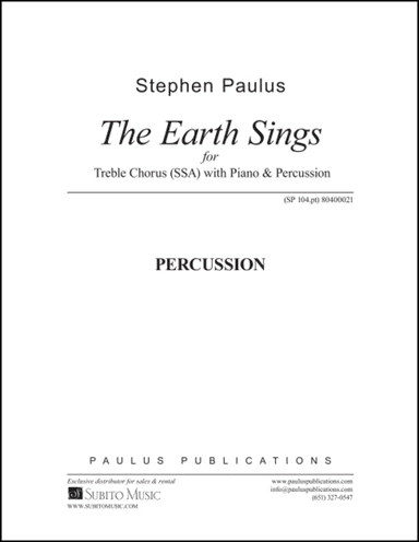 The Earth Sings - Percussion Part