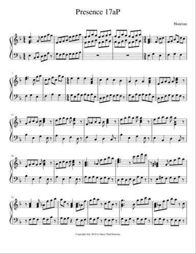 Presence 17a Piano