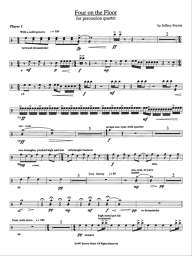 Four on the Floor: 1st Percussion