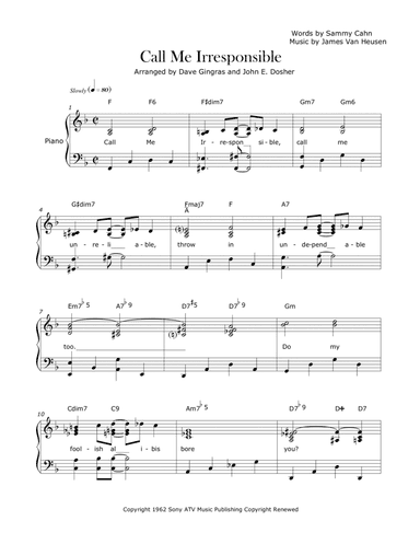 Call Me Irresponsible