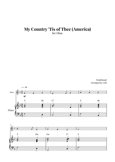 My Country 'Tis of Thee (America)