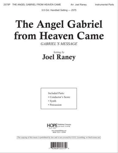 The Angel Gabriel from Heaven Came