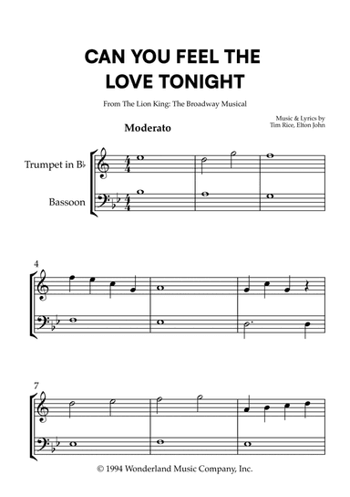 Can You Feel The Love Tonight