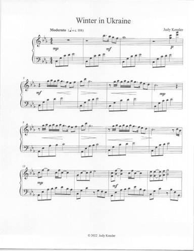 Dedicated to the Citizens of Ukraine