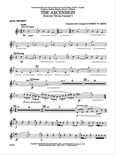 The Ascension (from The Divine Comedy): 2nd B-flat Trumpet