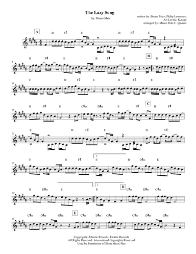 The Lazy Song