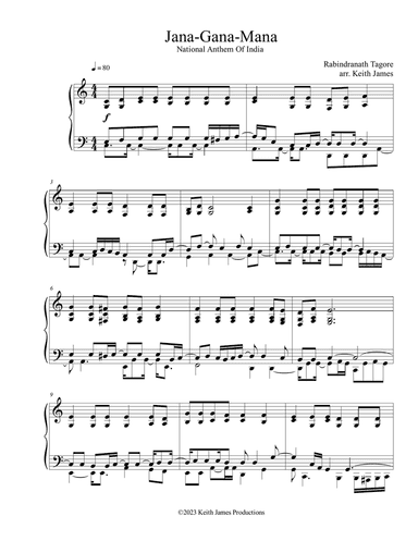 Jana Gana Mana (National Anthem Of India)