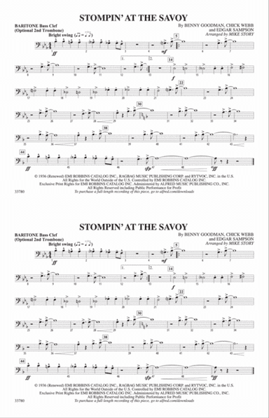 Stompin' at the Savoy: Baritone B.C.