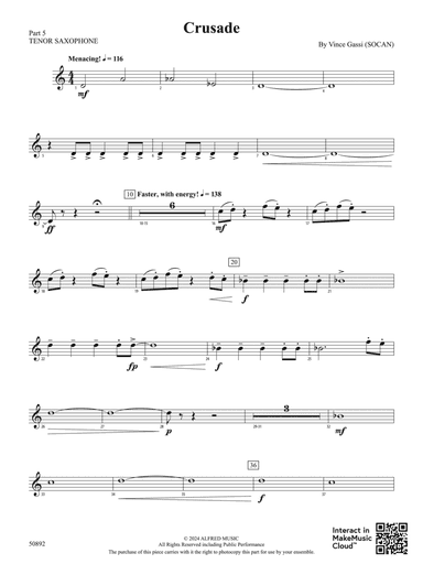 Crusade: Part 5 - Tenor Saxophone