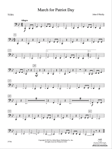 March for Patriot Day: Tuba