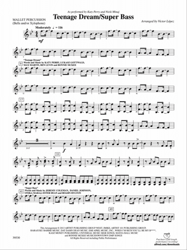 Teenage Dream / Super Bass: Mallets