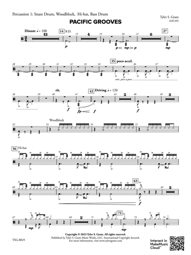 Pacific Grooves: 1st Percussion