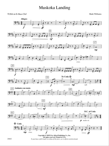 Muskoka Landing: (wp) E-flat Tuba B.C.