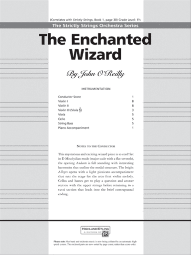 The Enchanted Wizard: Score