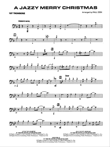 Jazzy Merry Christmas: 1st Trombone
