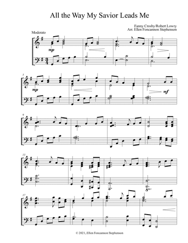 All the Way My Savior Leads Me