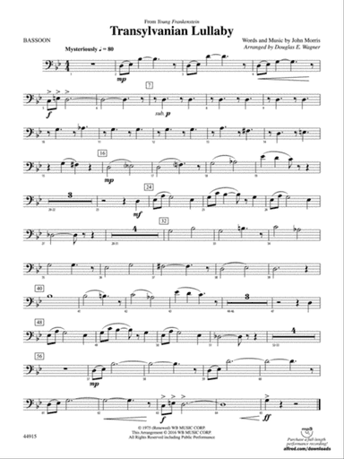 Transylvanian Lullaby: Bassoon