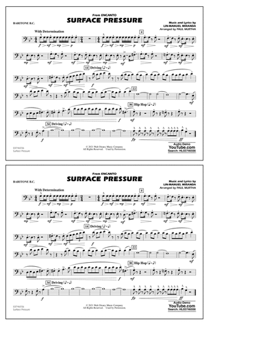 Surface Pressure (from Encanto) (arr. Paul Murtha) - Baritone B.C.