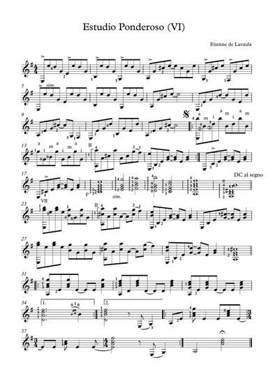 Estudio Ponderoso (VI)