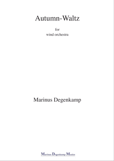 Autumn Waltz for wind band