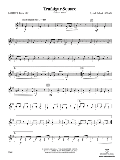 Trafalgar Square: (wp) Baritone T.C.