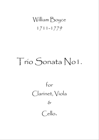 Trio Sonata No.1