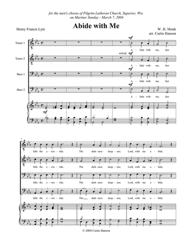 Abide with Me (TTBB)