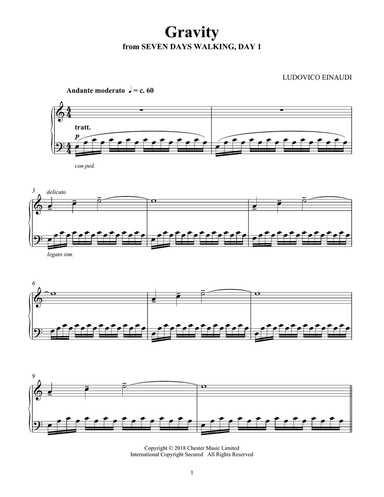 Gravity (from Seven Days Walking: Day 1)