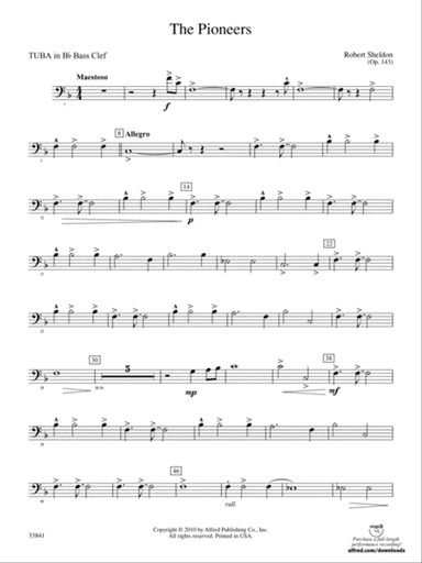 The Pioneers: (wp) B-flat Tuba B.C.