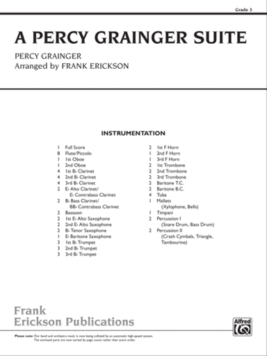 A Percy Grainger Suite: Score