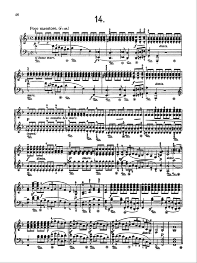 Heller: Twenty-five Melodious Studies, Op. 45