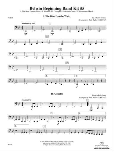Belwin Beginning Band Kit #5: Tuba