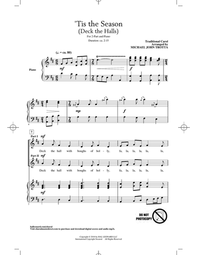 'Tis The Season (Deck The Halls) (arr. Michael John Trotta)