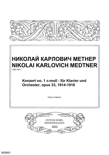 Konzert no. 1 c-moll
