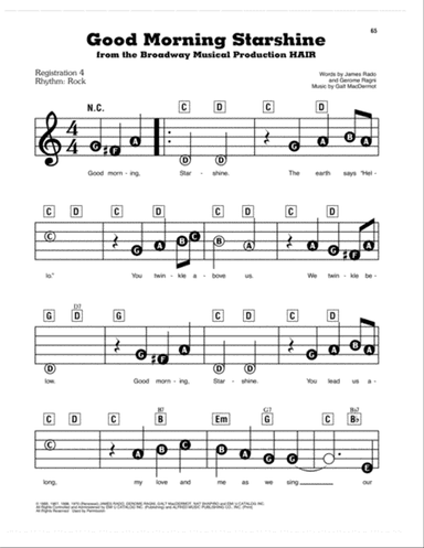 Good Morning Starshine (from Hair)