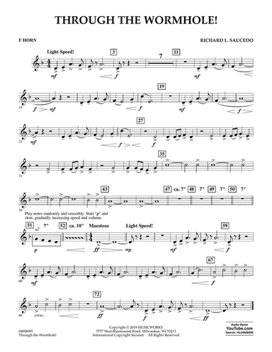 Through the Worm Hole - F Horn