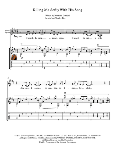 Killing Me Softly With His Song