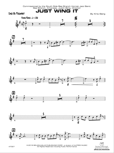 Just Wing It: 2nd B-flat Trumpet