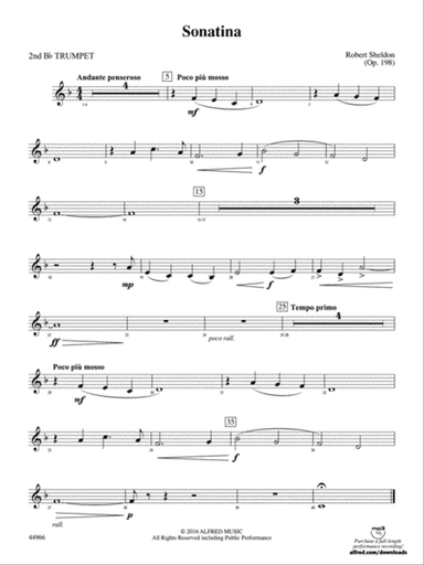 Sonatina: 2nd B-flat Trumpet