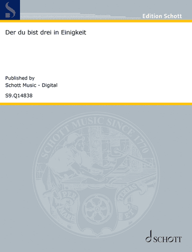 Der du bist drei in Einigkeit