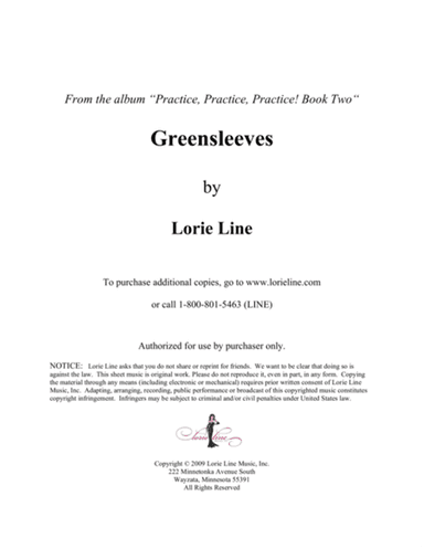 Greensleeves - EASY!