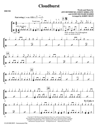 Cloudburst - Drums