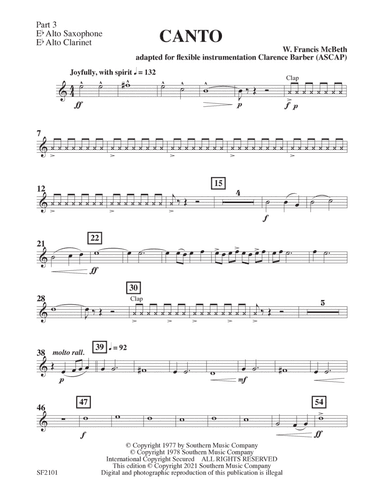 Canto - Alto Sax 3