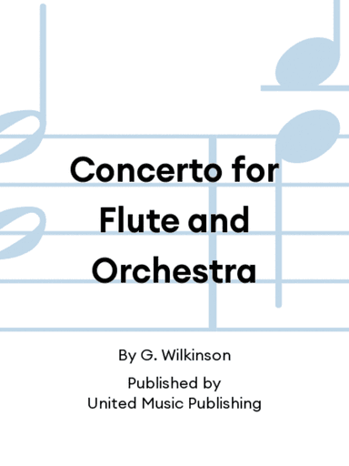 Concerto for Flute and Orchestra