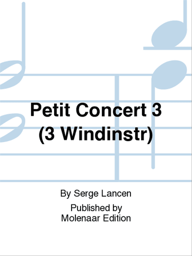 Petit Concert 3 (3 Windinstr)