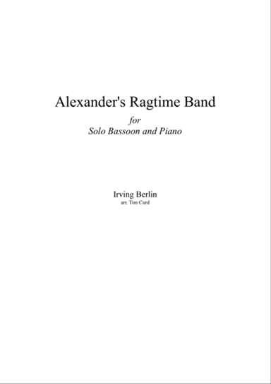Alexander's Ragtime Band